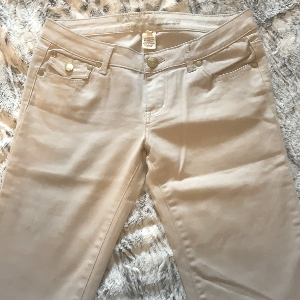 Creamy/Tanish Jeans size 8
